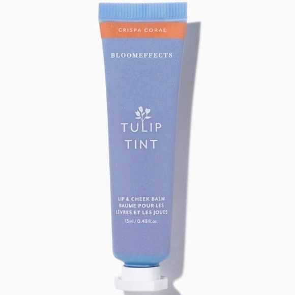 Bloomeffects Natural Tulip Tint Lip + Cheek Balm Clean Beauty (Crispa Coral) NEW - Picture 5 of 7
